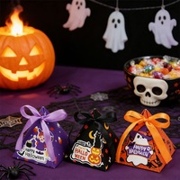 Boîte Cadeau Créative et Mignonne en Forme de Citrouille pour Bonbons, Chocolats et Noix – Décoration de Fête d'Halloween