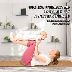 Hot Natural Eco-friendly Fitness Outdoor Practice Pilates Floor Exercise Canvas Bag <b>Waterproof</b> Cork Yoga <b>Mat</b> - Product Image 6