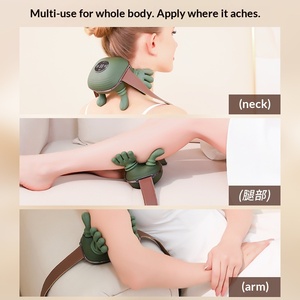 Masajeador de Cuello y Hombros LCD con Vibración, Compresa Caliente, Infrarrojos, Temporizador y Alimentación USB, Superventas - Product Image 6