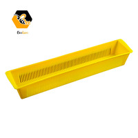 Collecteur de pollen d'abeille multifonction en matériau de qualité alimentaire | Piège à pollen en plastique | Outil d'apiculture avec panier filtrant détachable