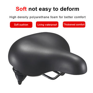 KEREACHY <span class=keywords><strong>Selle</strong></span> GEL personnalisée en usine <span class=keywords><strong>avec</strong></span> coussin <span class=keywords><strong>de</strong></span> siège <span class=keywords><strong>de</strong></span> vélo souple épaissi à ressort <span class=keywords><strong>Selle</strong></span> <span class=keywords><strong>de</strong></span> vélo confortable - Product Image 4