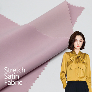 シャツ生地,ポリエステル3スパンデックスソフト生地,無料サンプルストレッチポリサテン生地 - Product Image 1