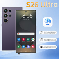 Smartphone S26 Ultra 8000mAh 5G 2026 Nouveau 6,9 pouces 22 Go + 2 To NFC Téléphone Android 8 cœurs Double SIM