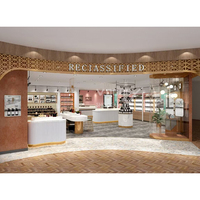 Présentoir de magasin de parfum de centre commercial, Table de comptoir en verre, armoire d'exposition de parfum de conception de magasin de parfum, support d'étagère, meubles