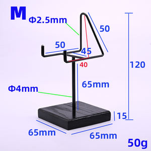 Présentoir carré <span class=keywords><strong>en</strong></span> bois moderne personnalisable à bas prix support de minéraux <span class=keywords><strong>en</strong></span> bois noir pliable cadre <span class=keywords><strong>en</strong></span> acier pour l'affichage de magasin de détail - Product Image 4