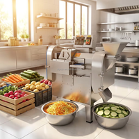 Automatische Cassave Snij- en Blokjesmachine Automatische Aardappel Snijmachine Machine voor het snijden van wortelgroenten
