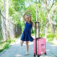 Enfants bagages valise 4 roues enfants chariot bagages enfants enfants bagages chariot voyage pour l'extérieur voyage
