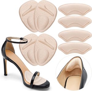 Cuscinetti per <span class=keywords><strong>Tallone</strong></span> Antiscivolo, Inserti in Schiuma Siliconica per Scarpe, Comfort e Prevenzione Vesciche per Tacchi Alti - Product Image 6