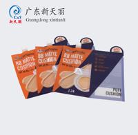Sachets souples personnalisés imprimés pour fond de teint et crème BB, mini-sachets échantillons, emballage plastique pour liquides
