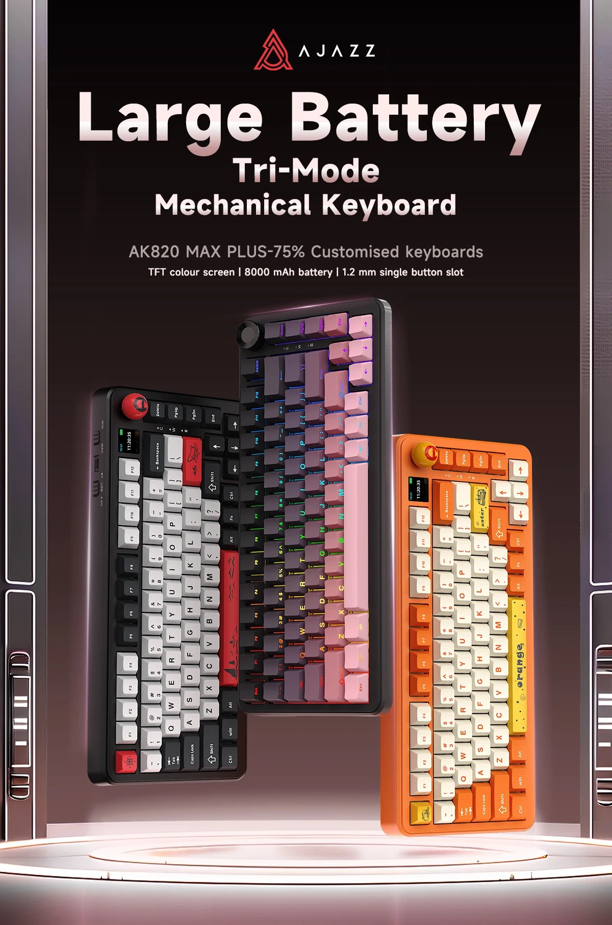 AJAZZ AK820 MAX PLUS Dreamweaver Switch - RGB Mechanical Keyboard