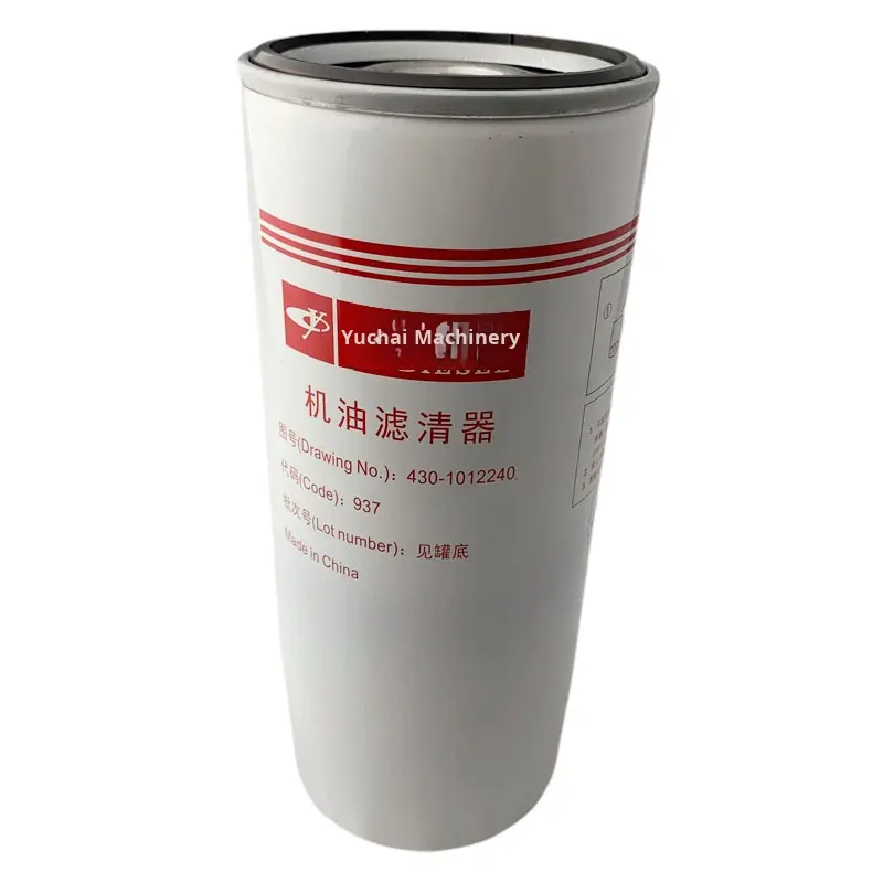 Yuchai 430-1012240 Oil Filter Element 937 Filter Grid JX1023 Engine ...