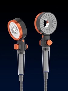 Haute pression cinquième vitesse réglage de l'eau buse de douche filtre à ions négatifs pour adoucir l'eau dure accessoire de robinet de salle de bain - Product Image 5