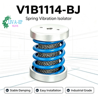 Isolateur de vibrations à ressort industriel LIVA-EP en alliage d'aluminium, résistant à la corrosion, amortisseur de bruit pour la conception graphique