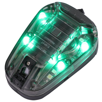 Lampe de signalisation de survie pour sports de plein air, lampe tactique pour casque, lampe d'identification, lampe stroboscopique LED étanche pour casque