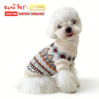 Pull en tricot pour chien de compagnie beige chaud en gros