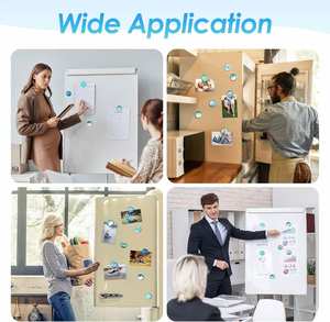 Aimants de réfrigérateur modernes en verre monobloc écologiques, robustes, en forme de dôme, série motif océan, pour tableau blanc et armoires de bureau - Product Image 5