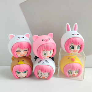 Set de 6 Figuras Miniatura de <span class=keywords><strong>Anya</strong></span> Hood de 5.5-7.5cm, Lindas Figuras de Acción de Dibujos Animados para Colección, Aptas para Máquinas Gashapon - Product Image 3