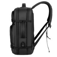 Marksman – sac à dos en cuir étanche de grande capacité pour ordinateur portable avec Film Anti-vol et USB Durable