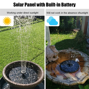 <span class=keywords><strong>Fontaine</strong></span> <span class=keywords><strong>solaire</strong></span> avec 4 buses Décoration extérieure, piscine de jardin, <span class=keywords><strong>fontaine</strong></span> de bain flottante <span class=keywords><strong>pour</strong></span> <span class=keywords><strong>oiseaux</strong></span> avec mini système <span class=keywords><strong>solaire</strong></span> - Product Image 6