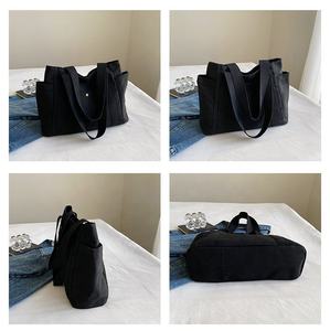 Женская хлопковая Холщовая Сумка На Молнии - Product Image 6