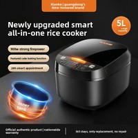 Autocuiseur Électrique Intelligent avec Minuteur, Cuisson Rapide à Bouton Unique, Multifonctionnel, Antiadhésif, Grande Capacité 5L, 900W, Chauffage par Châssis