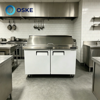 Réfrigérateur mobile pour salades, armoire de stockage alimentaire à économie d'énergie pour événements extérieurs, buffets et traiteurs