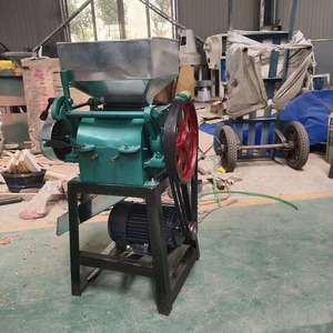 Máquina trituradora de cereales 220V 1.5KW semiautomática para moler maíz, trigo y soja - Product Image 1