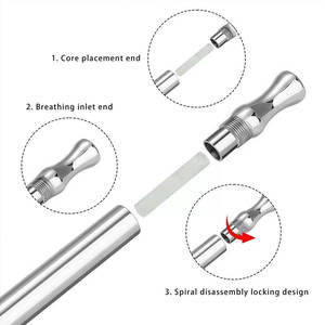 Collar Antiestrés de Acero Inoxidable 316L con Baño de Oro PVD de 14k/18k, Resistente al Agua y al Deslustre, para Mujeres y Hombres - Product Image 3