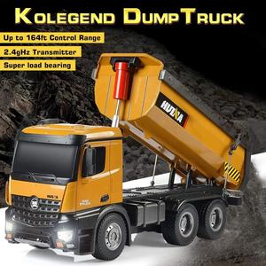 Camion à benne basculante auto-déchargeant RC <span class=keywords><strong>Huina</strong></span> <span class=keywords><strong>1573</strong></span> 1/14 2.4G tout-terrain avec lumières - Product Image 5
