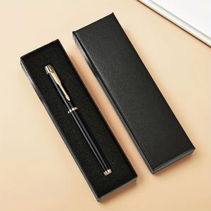 Boîte d'emballage métallique haut de gamme personnalisée élégante avec impression sérigraphique en provenance de Chine pour des ensembles cadeaux de crayons et de stylos de haute qualité - Product Image 6