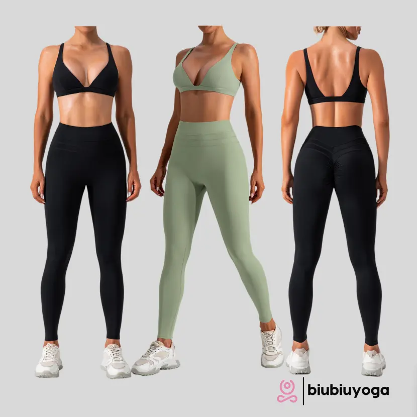 Sneldrogende Yogapak Bovenkleding Sportbeha Set Hoge Taille Yogabroek Yoga Fitness Kleding