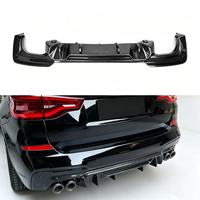 Diffuseur arrière style compétition en fibre de carbone pour BMW X3 G01 2019-2021, directement de l'usine, pour pare-chocs arrière BMW X3.