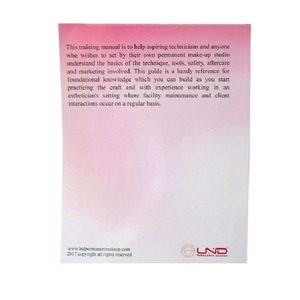 Servizi di stampa manuale di trucco e Microblading di libri di formazione di bellezza personalizzati - Product Image 4