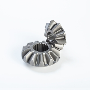 Set di ingranaggi conici dritti in acciaio per forgiatura OEM per la riparazione della macchina - Product Image 1