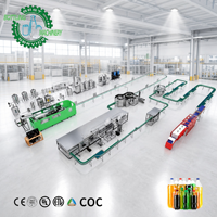 Máquina Llenadora de Bebidas Industriales DCGF50-50-15 de 15000 BPH con Sistema CIP Integrado para Línea de Bebidas Gaseosas
