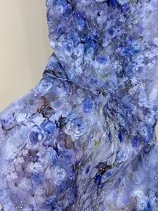 Renkli boncuklu dantel kumaş nakış Sequins stok Net dantel düğün parti elbiseler için Minimum sipariş 5 metre hayvan desen - Product Image 5