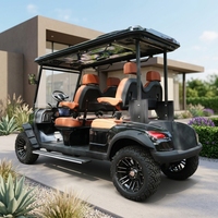Voiturette de golf électrique personnalisable printemps, buggy tout-terrain, batterie lithium, capacité de montée 25 %, vitesse 30-50 km/h, autonomie 90 km, 3-4 places