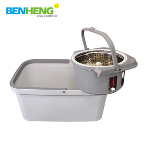 BENHENG, nueva fregona mágica giratoria con varilla <span class=keywords><strong>de</strong></span> acero inoxidable desmontable con fregona <span class=keywords><strong>de</strong></span> cubo <span class=keywords><strong>de</strong></span> fibra ultrafina, artículos <span class=keywords><strong>de</strong></span> <span class=keywords><strong>limpieza</strong></span> <span class=keywords><strong>para</strong></span> el hogar - Product Image 5