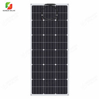 100W ETFE Flexibles Solarpanel-Set mit Solarladegerät Alles-in-Einem Gebrauchsfertig für Familien-Outdoor-Camping Mobile Energielösung