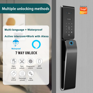 Video Intercom Automatische Biometrische Vingerafdruk Gezichtsherkenning Tuya Digitaal Slot Voor Thuis Waterdicht Smart <span class=keywords><strong>Lock</strong></span> Met Pen - Product Image 2
