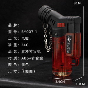 Encendedor de Antorcha de Fuego Directo JOFI Barton de 8 cm, Recargable con Butano, Resistente al Viento, Diseño de Dibujos Animados, para Acampar al Aire Libre y Uso con Antorcha - Product Image 3