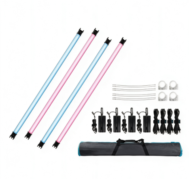 Nanlite PavoTube II 15C RGB LED Tube Light 2-Light Kit Full Color Tube Light Stick for Photography Studio Filmmaking