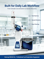 Evaporador Rotatorio de Alta Precisión RE100-Pro 5L para Laboratorio Químico y Farmacéutico