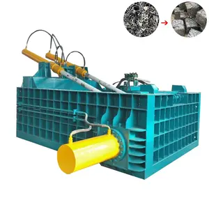 Horizontal Baler Machine Compaction Hydraulic Press Steel Baler Price Aluminum Scrap Metal Baling Press