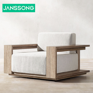 Sofá de Madera de Teca Sostenible de Primera Calidad, Incluso para Uso Subacuático, Muebles de Exterior Modernos y de Lujo con Garantía de Calidad - Product Image 6