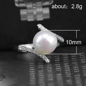 Anello Minimalista Effetto Perla per Donne, Elegante Anello di Tendenza, Accessorio Regalo per Uso Quotidiano - Product Image 5