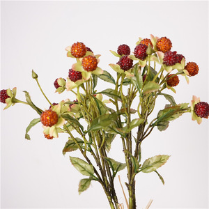 Bouquets de framboises sur le thème de l'automne Style <span class=keywords><strong>simple</strong></span> décorations pour la maison Fruits artificiels Arrangements de fleurs de mariage en gros - Product Image 3