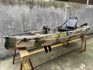 Chino bajo canoa de pesca catamarán profesional barato Plastique <span class=keywords><strong>Marius</strong></span> solo pie pedal kayak remo kayak para la venta - Product Image 3