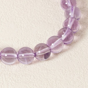 Desarrollar Intuición Joyería <span class=keywords><strong>de</strong></span> cristal rara 8mm Curación natural Púrpura Amatista boliviana Pulsera <span class=keywords><strong>de</strong></span> cuentas <span class=keywords><strong>de</strong></span> cristal para mujeres y niños - Product Image 2