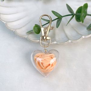 Llavero de flor eterna de rosa de amor creativa y de moda al por mayor, bonito colgante para auriculares, bolso o llavero de coche - Product Image 2